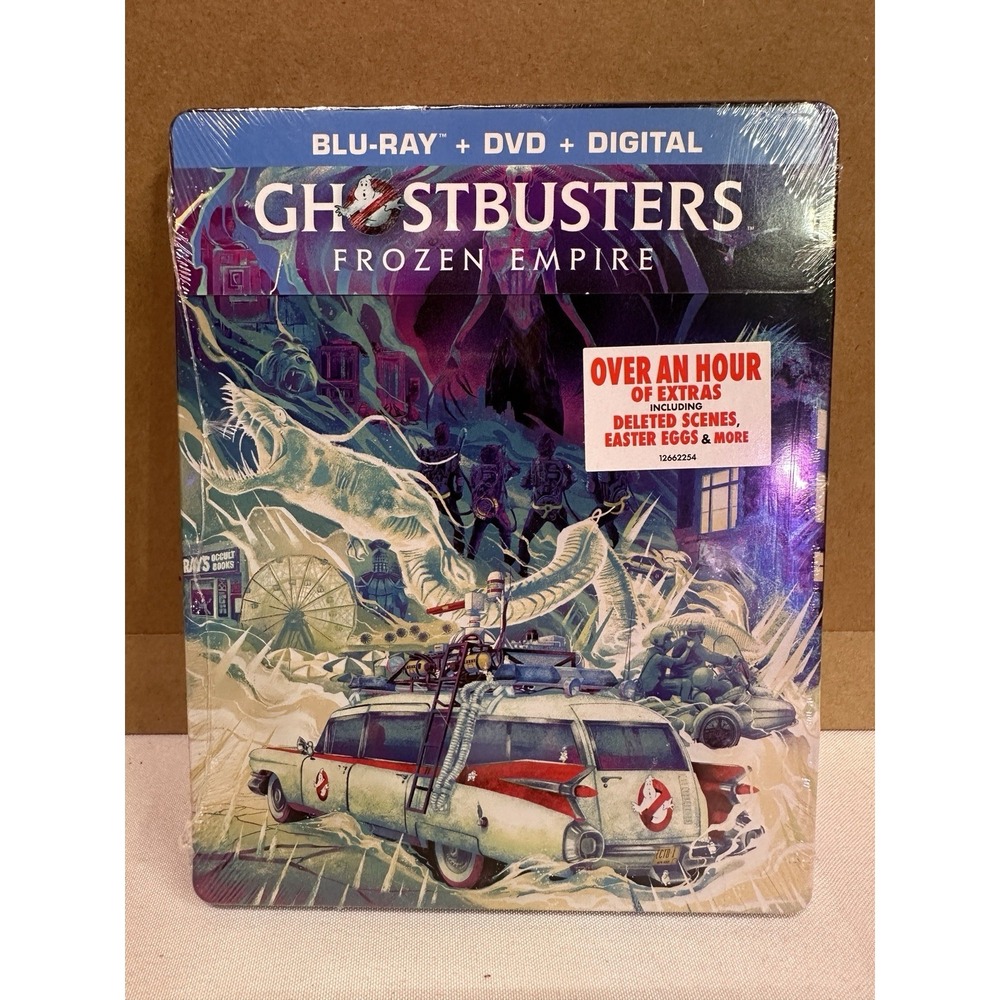 Ghostbusters: Frozen Empire Steelbook Blu-ray, DVD, Digital